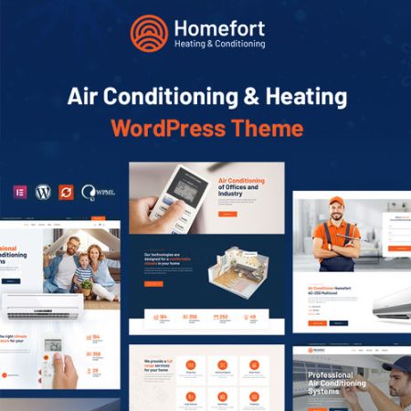 Homefort – Air Conditioning & Heating WordPress Theme + RTL