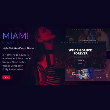 Miami | Night Club WordPress Theme