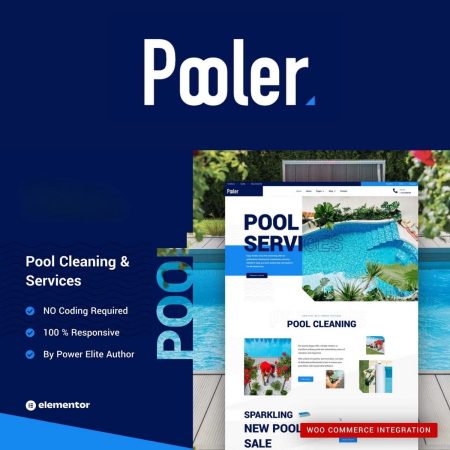 Pooler - Swimming Pool Cleaning Services WordPress Theme