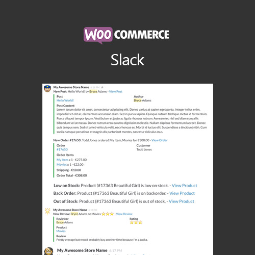 WooCommerce-Slack