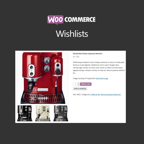 WooCommerce-Wishlists