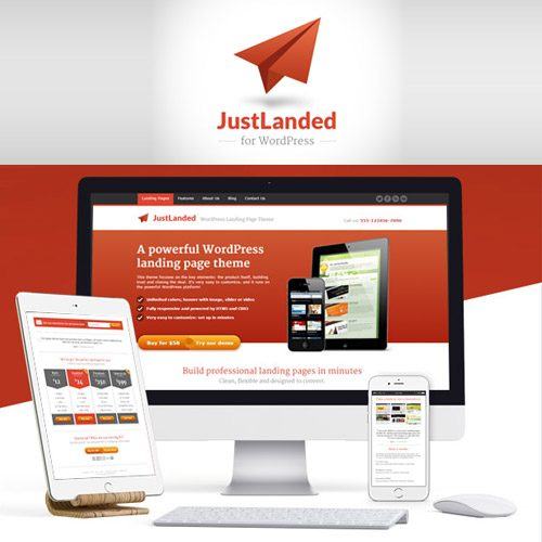justlanded-wordpress-landing-page