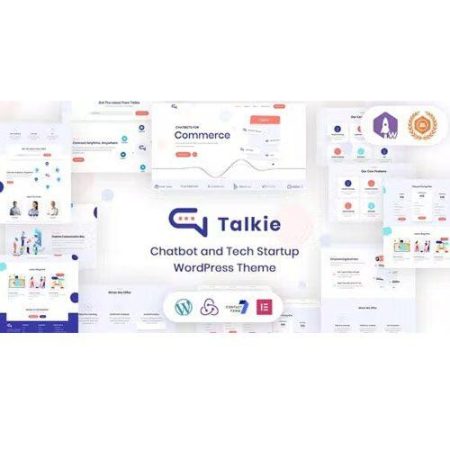 Talkie – Chatbot and Tech Startup WordPress Theme